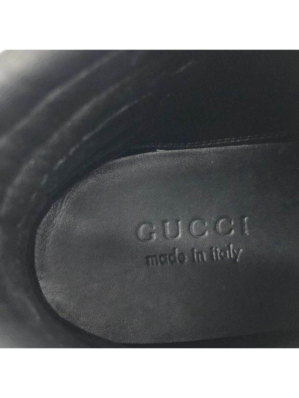 Gucci GG Supreme High Cut Sneakers Black Beige 6 1 2 - Picture 5 of 6